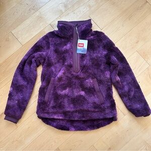 Helly Hansen Plush Purple Fleece Jacket